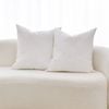 Dreamaker Cushion Insert White Duck Feather Fill Twin Pack 45x45cm