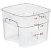 Cambro Square Food Storage Container Fresh Pro Polycarbonate Clear 5.7l Kitchen Organization