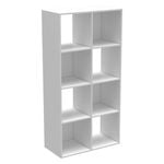 Flexi Storage Compact Cube 610 x 1210 x 295mm White 2 x 4 Compact Storage Unit