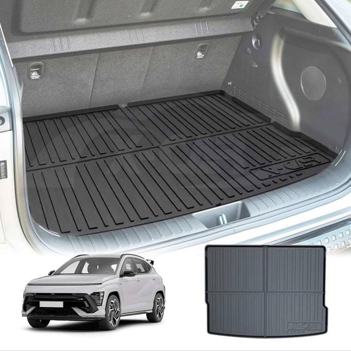 Boot Liner for Hyundai Kona 2023 2024 Heavy Duty Cargo Trunk Mat Luggage Tray Bunnings Australia