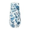 Pilbeam Living Chinoiserie Petite Intricate Bee Glass Vase Home Decor Blue