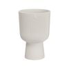 Elho 140mm White Vibes Coupe Indoor Plant Pot