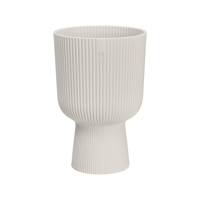 Elho 140mm White Vibes Coupe Indoor Plant Pot