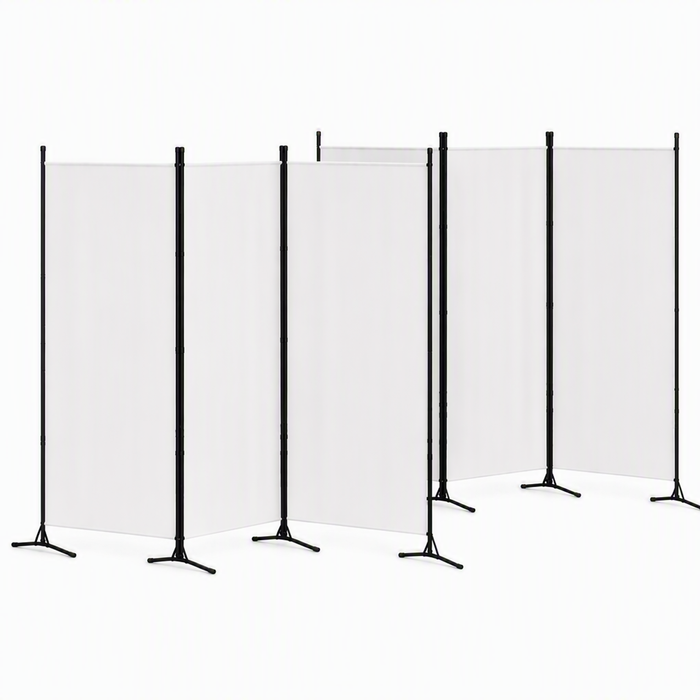 Artiss 3 Panel Room Divider Set of 2 White