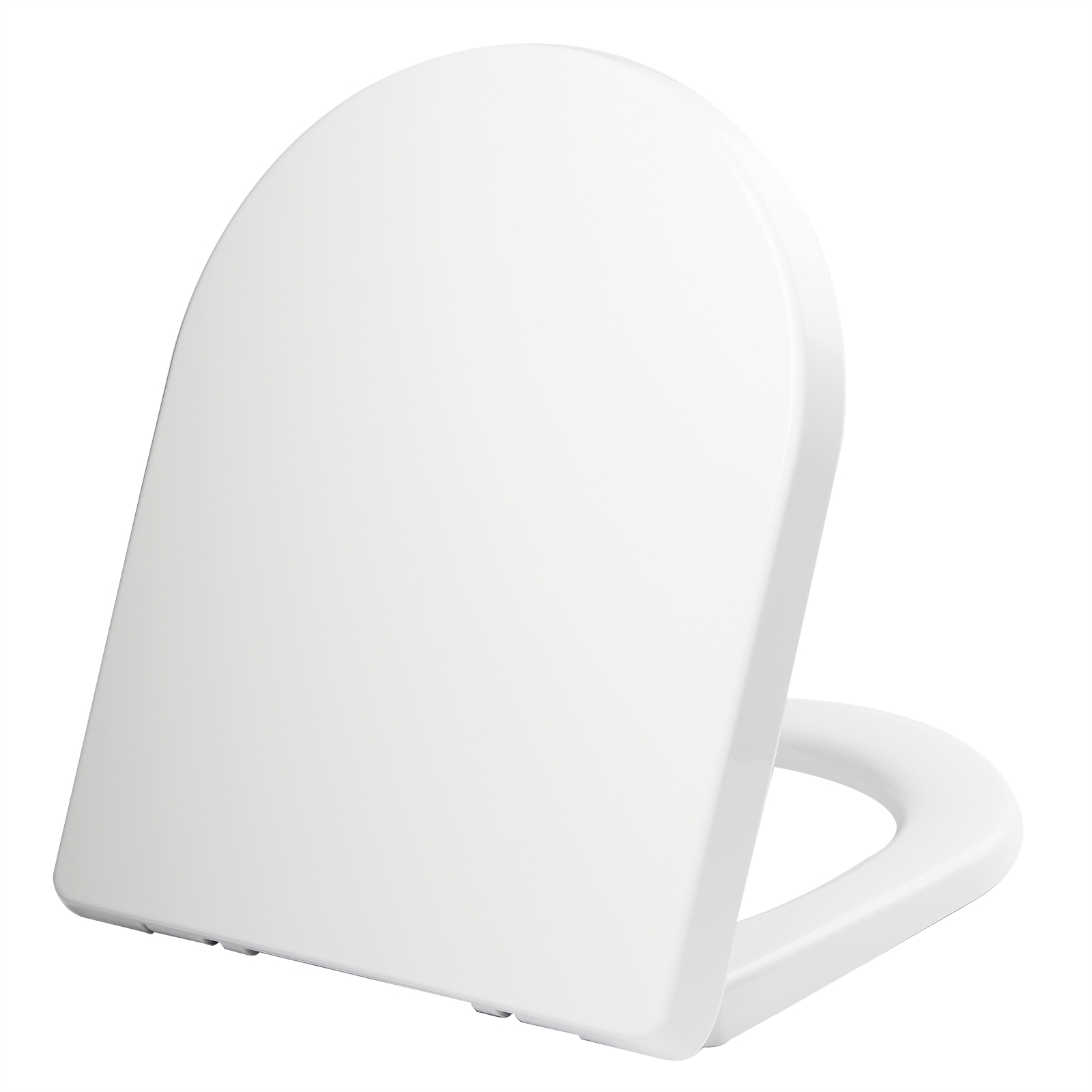 Mondella White Rococo Back to Wall Toilet Seat