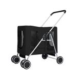 Pawz 3-IN-1 Pet Stroller Carrier Car Seat Black
