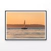 Boat on Seashore View   Print 100% Australian Made 120x90cm  (Poster)