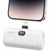 Tough On Mini Portable Charger 5000mAh Power Bank PD Fast Charging for iPhone White