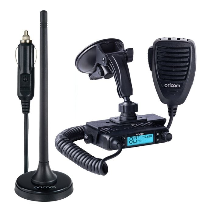 Oricom DTX4300 IP54 Micro Size 5 Watt UHF Plug N Play UHF CB Radio Pack (DTX4300PNP)