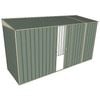 Build-A-Shed 1.2 x 3.7 x 2.0m Skillion Single Sliding Side Door Shed - Green