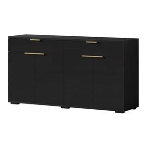 ALFORDSON Buffet Sideboard Cupboard Storage Cabinet High Gloss Kitchen Black
