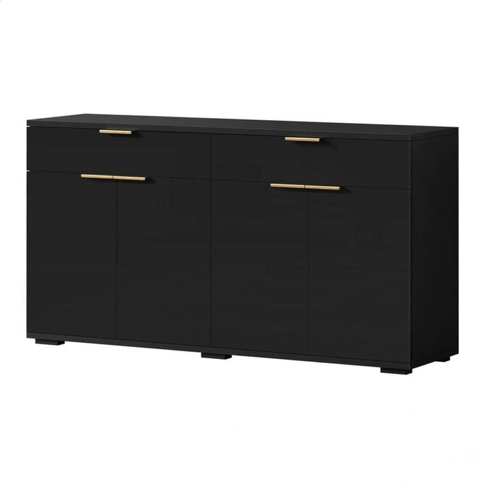 ALFORDSON Buffet Sideboard Cupboard Storage Cabinet High Gloss Kitchen Black