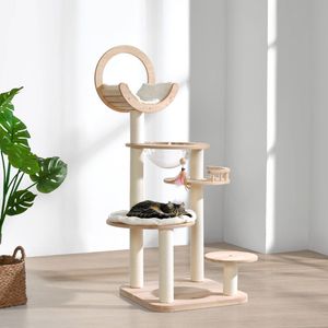 Charlie's Galaxy Modular Cat Climbing Tree Brown 146cm Height