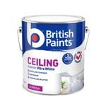 British Paints 4L Ultra White Interior Ceiling Paint