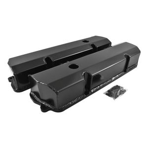 Calflow Fabricated Black Aluminium Holden 253 308 (pre EFI Heads) Tall Valve Covers