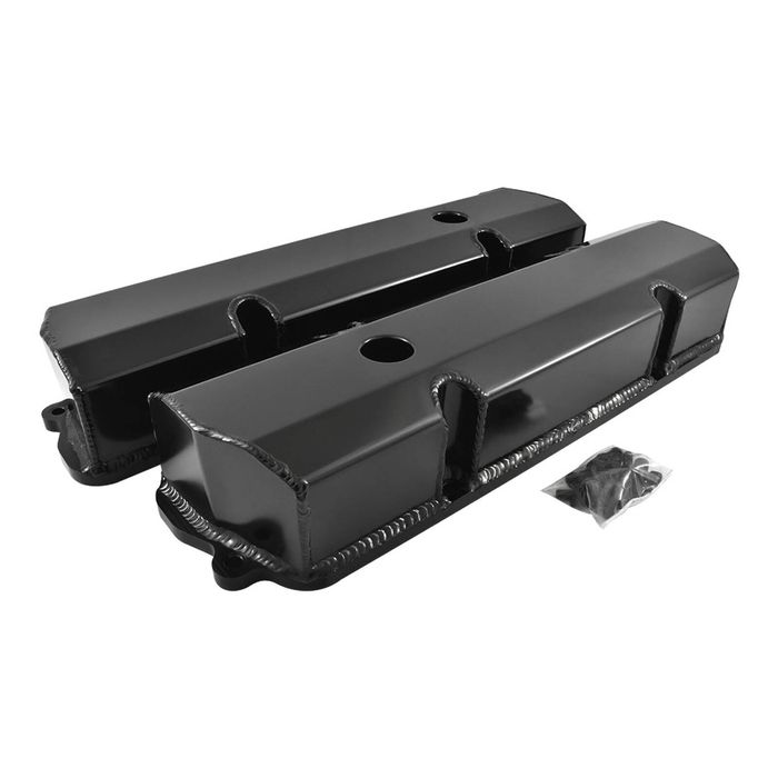 Calflow Fabricated Black Aluminium Holden 253 308 (pre EFI Heads) Tall Valve Covers