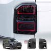 Tail Light Cover Trim For Toyota Prado 250 Series 2024-onwards Rear Lamp Taillight Frame Guard Set Of 2