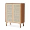 MIUZ Shoes Cabinet Storage Shoe Organiser Rack With Shelves Drawers Solid Oak