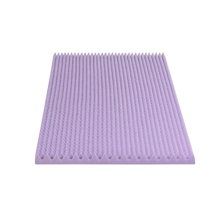 Giselle 5cm Memory Foam Mattress Topper Egg Crate - King Single