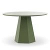 Malley 120cm Olive Green Pedestal Round Dining Table