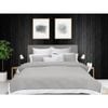 Bas Phillips New York Quilt Cover Set Cotton Super King Pewter/white