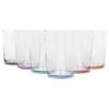 LAV Bodega Highball Glasses - 520ml - Colour Base - Pack of 6