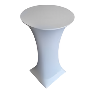 Just Party Linen White Cocktail Dry Bar Cover (Pocket feet 70cm)
