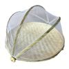 NF Living Mesh & Bamboo Cover 40x20cm Food Wood Tabletop Supplies Collapsible