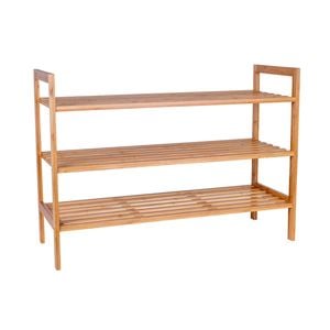 Flexi Storage Living 700 x 500 x 260mm Bamboo Stackable Shoe Rack