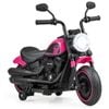 Costway 6v Kids Ride On Motorcycle Pink