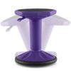 Costway Wobble Stool Height Adjustable Active Swivel Chair-Purple