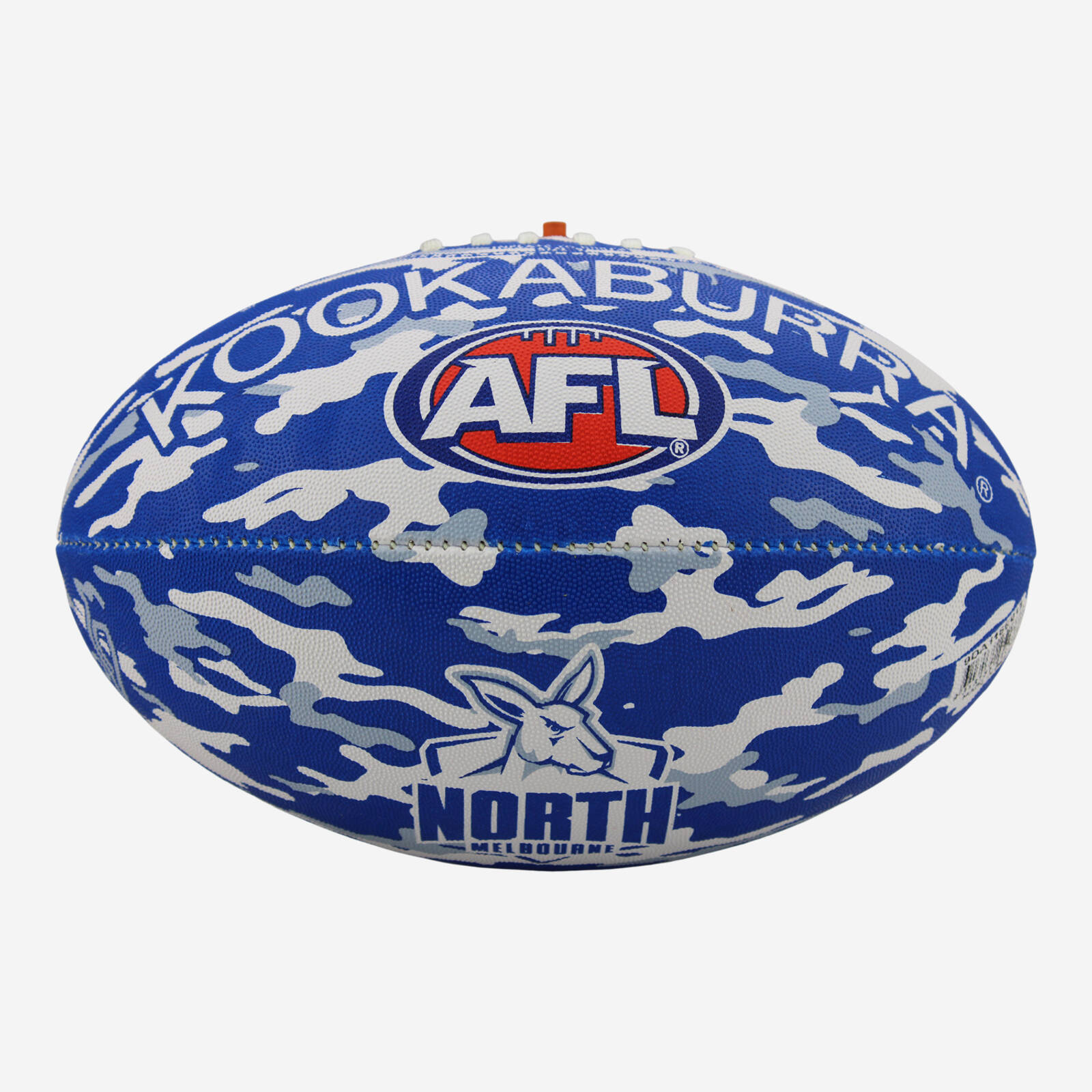 North Melbourne Kangaroos AFL Size 5 Camo Synthetic Footy Football product image