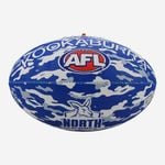 North Melbourne Kangaroos AFL Size 5 Camo Synthetic Footy Football