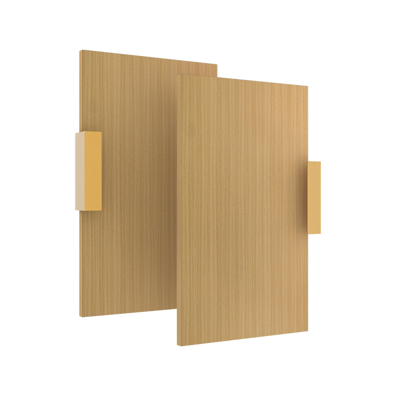 Lugna 512 x 600 x 16mm Sand Double Doors