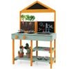Costway Kids Pretend Playset Outdoor Kitchen Toy