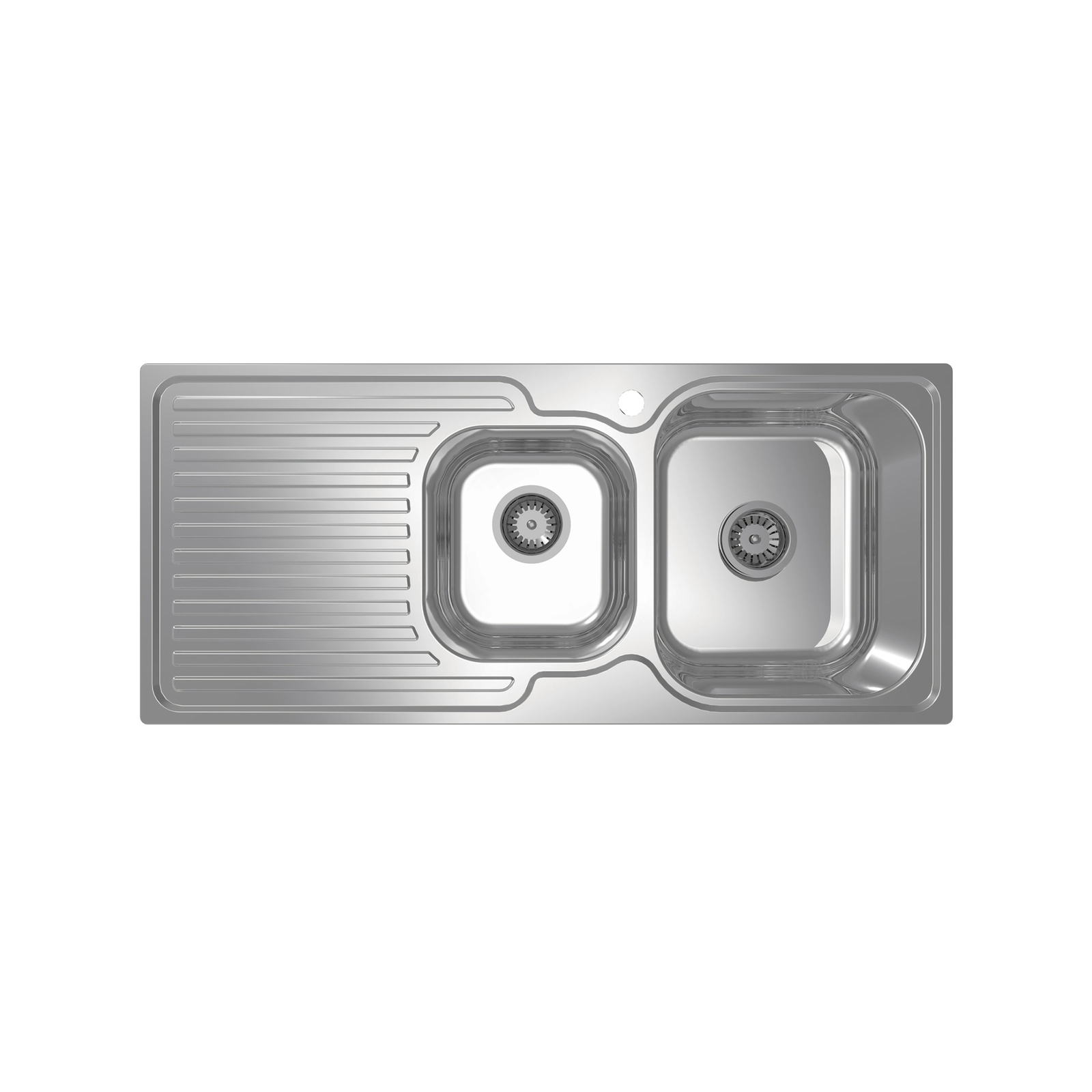 Abey Entry Bowl and 3/4 with Drainer Stainless Steel Kitchen Sink product image