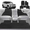 6D Diamond Car Floor Mats for Land Rover Discovery Sport 2014-2019-Ultimate Set-Black-Outback GT