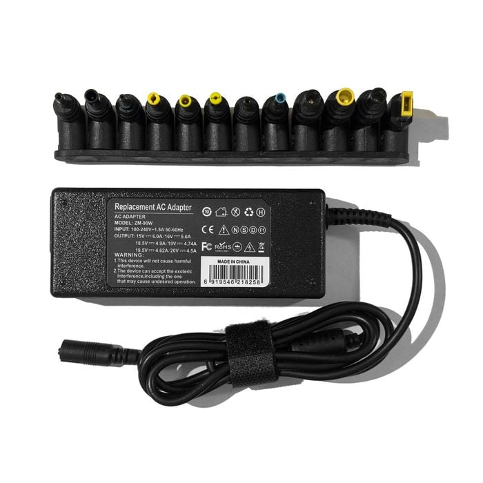 Perth Laptops For Universal 90W 12 Tips AC Laptop Adapter Power Charger Plug
