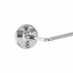 Practa Solutions 600mm Chrome Tea Towel Rail