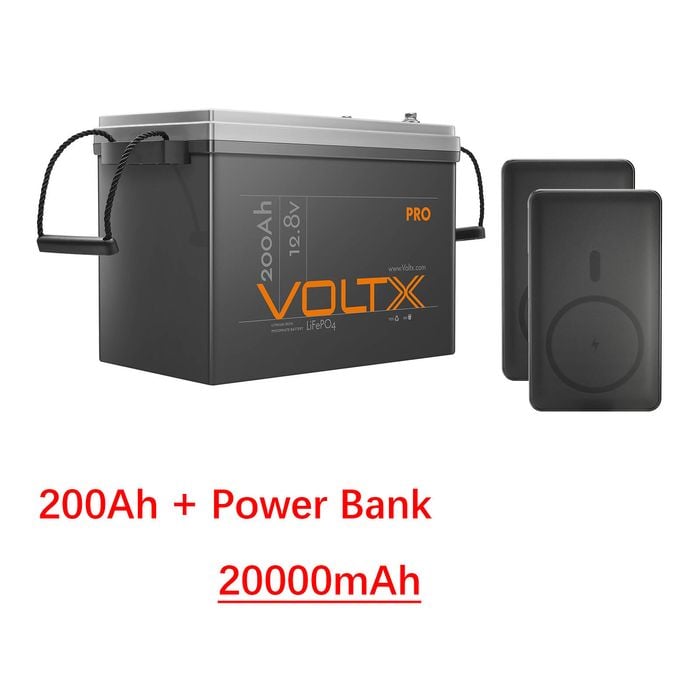 Voltx 12v 200ah Lithium Battery Rv Caravan 4000 Cycles 200a Max