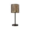 CLA Lighting AUTUMN Aged Bronze with Amber Lining Table Lamp