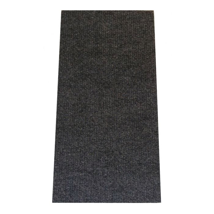Ideal DIY 2m Econo Ribbed Charcoal Utility Carpet