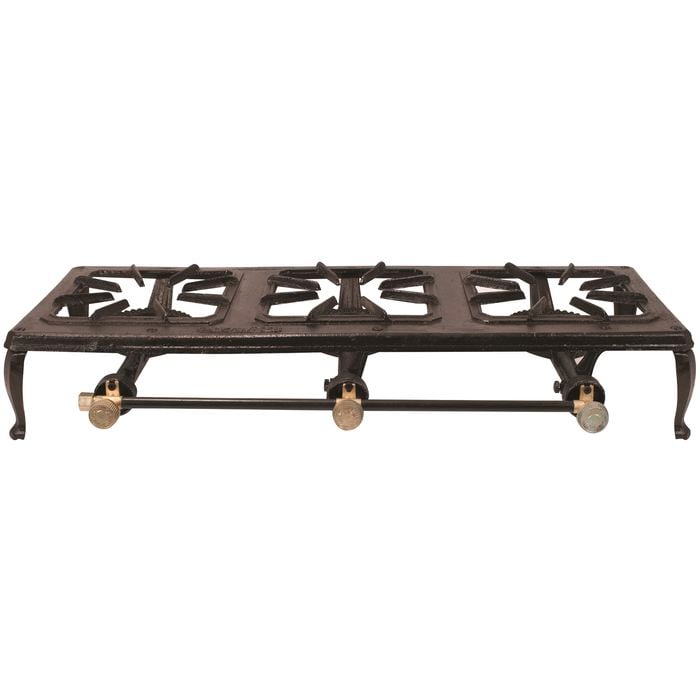 Campmaster Triple Burner Cast Iron Country Cooker