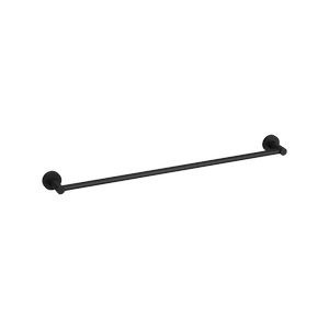Rick McLeans Black 600mm Single Towel Rail