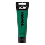 Reeves Intro 100ml Meadow Green Acrylic Paint