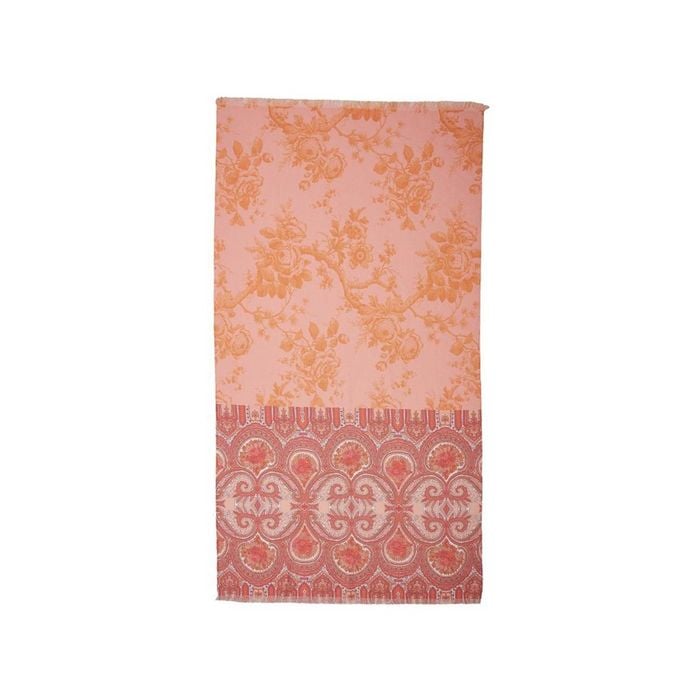 Oilily 100cm x 180cm Pink Bright Rose Printed Cotton Beach Towel