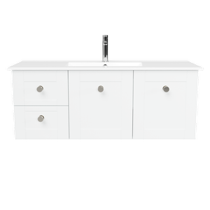 New England Joinery 1200mm Diadem Centre Basin Alpha Top Wall Hung Vanity