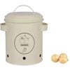 Esschert Design Onion Storage Tin Organiser Food Container 19.6m Cream