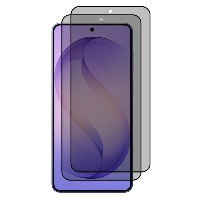 2 Pack Mezon Samsung Galaxy S26+ (6.7") Privacy Anti-spy Fingerprint Unlock Tempered Glass
