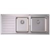 Caroma 1.75L Stainless Steel Right Hand Side Bowl Over Mount Sink